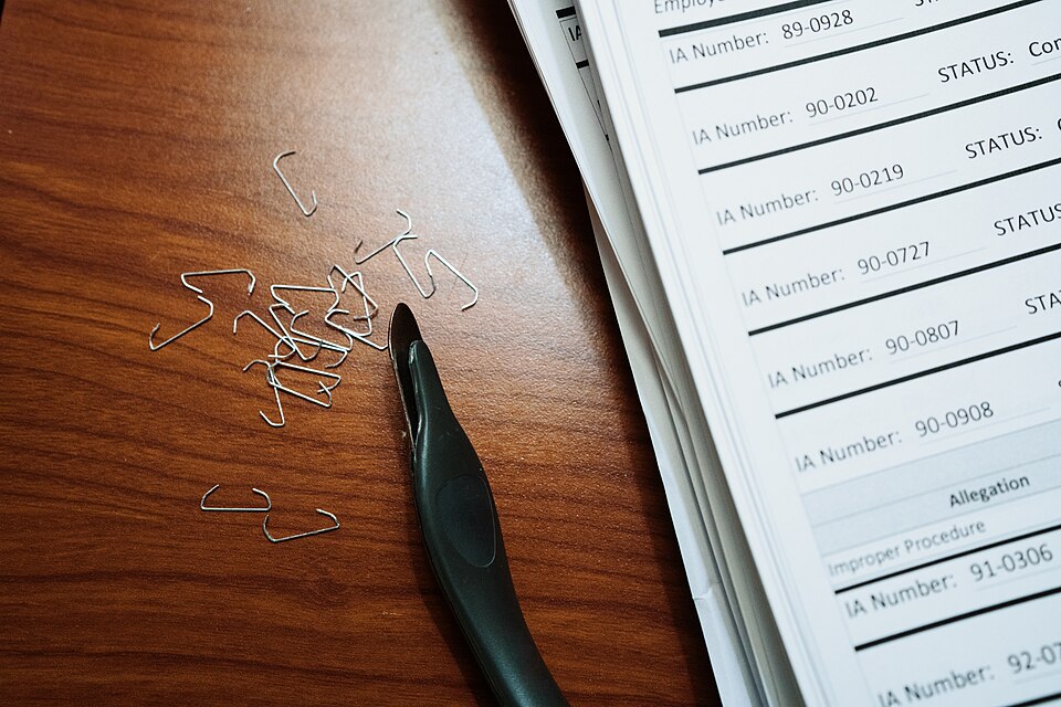 Staples, Staple Remover, and Paper Documents (45985597455).jpg